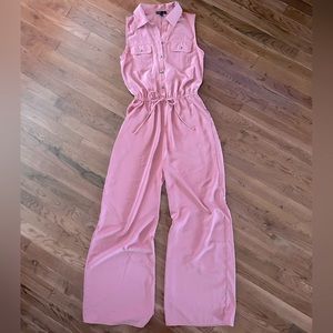 Pink Wide Leg Jumpsuit 🩷